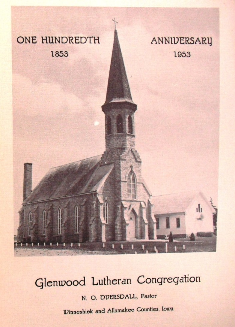 Figure 2. – Cover image of the commemorative anniversary book of Glenwood Lutheran Congregation.