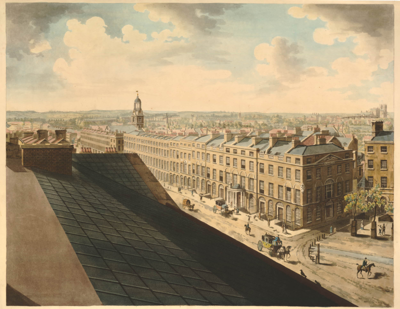 Figure 9. – Frederick Birnie, d’après Henry Aston Barker, « Vue de Londres depuis Albion Mills, Blackfriars », 1792, no 4.