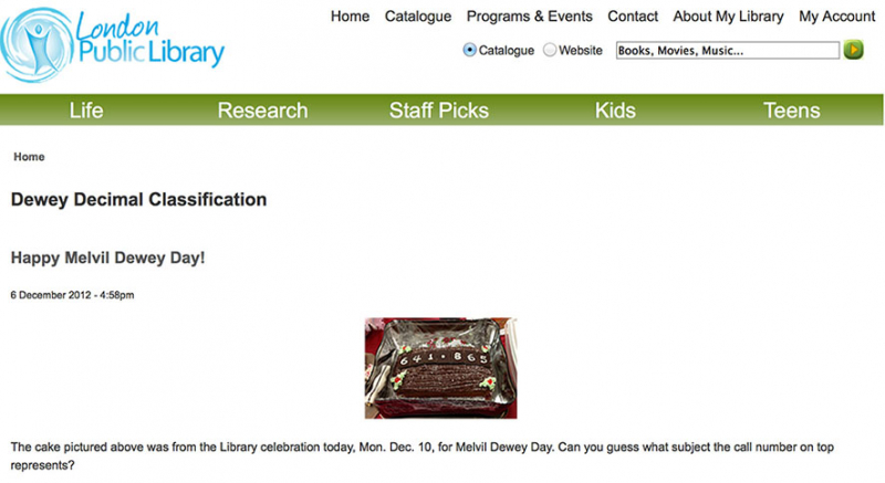 Figure 3 – Capture d’écran du blog de la National Public Library.