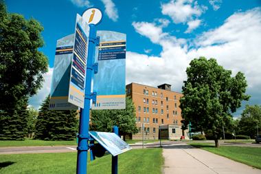 L’Université de Moncton, là où la polémique sur le chiac a été déclenchée par la professeure de philosophie Marie-Noëlle Ryan