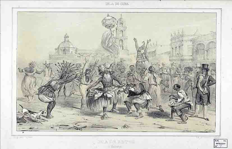 Illustration 3 : Frédéric MIALHE, “Día de Reyes en La Habana”, Viaje pintoresco al rededor de la Isla de Cuba (1847-1848)
