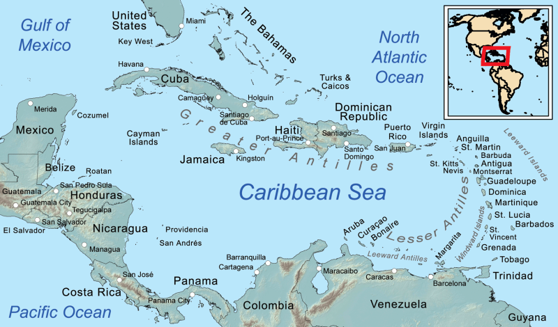 Caribean general map