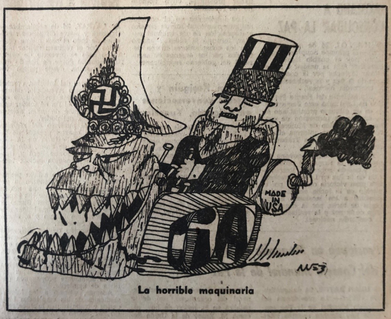 Nuez, La horrible maquinaria.